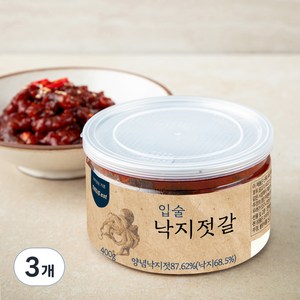 입술젓갈 낙지젓, 400g, 3개