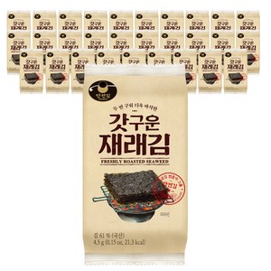 만전김 갓구운 재래김 도시락, 135g, 1개