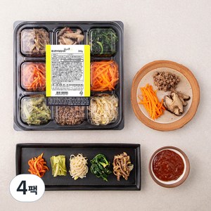 남도애꽃 풍성한 비빔밥세트, 350g, 4팩