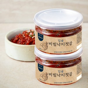 입술젓갈 비빔 낙지젓, 150g, 2개