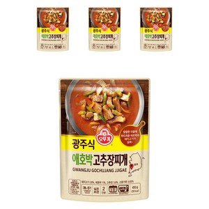 오뚜기 광주식 애호박 고추장찌개, 450g, 4개