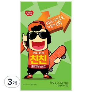 동원 친친 오리지널 소시지, 700g, 3개