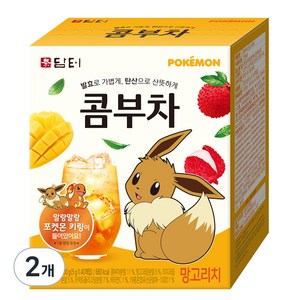 담터 포켓몬 콤부차 망고리치, 5g, 40개입, 2개