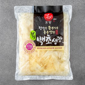 동보식품 정성을 듬뿍담은 좋은반찬 백초생강 백색, 1.3kg, 1개