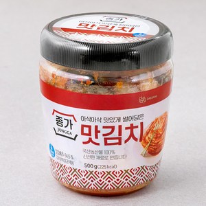 종가 맛김치, 500g, 1개