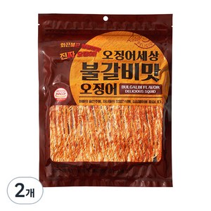 오징어세상 불갈비맛 오징어, 80g, 2개