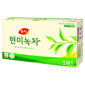 동서 현미녹차, 1.5g, 180개입, 1개