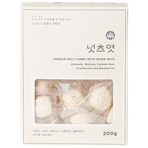 솔닙 넛츠엿, 200g, 1개