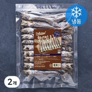 해맑은푸드 줄노가리 마른 청대구 (냉동), 600g(40미), 2개