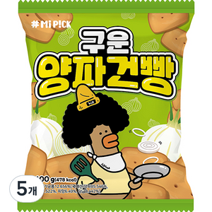 명도물산 구운 양파건빵, 100g, 5개