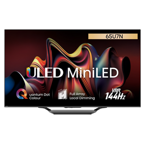 HISENSE 4K ULED Mini LED 스마트TV, 165cm(65인치), 65U7N, 스탠드형, 방문설치