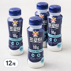 요플레 프로틴 플레인, 210ml, 12개