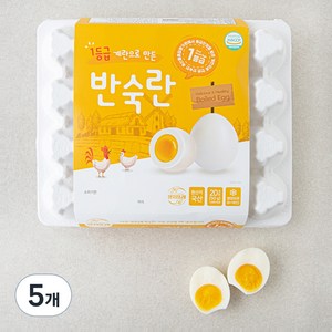 양지뜨레 1등급 계란으로 만든 반숙란 1000g, 20구, 5개