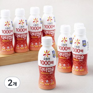 요플레 1000배 닥터캡슐 플레인, 130ml, 16개