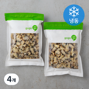 고고새우 바지락살 (냉동), 500g, 4개