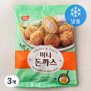 동원 미니돈까스 (냉동), 400g, 3개