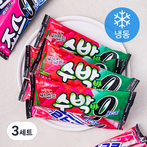 롯데웰푸드 영칼로리 수박바 75ml x 4개입 + 죠스바 75ml x 4개입 + 스크류바 75ml x 4개입 세트, 3세트