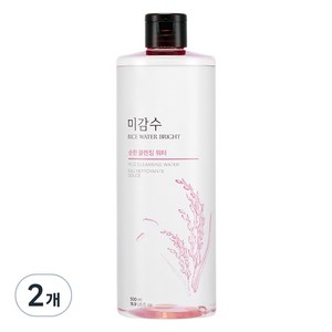 미감수 브라이트 순한 클렌징 워터, 500ml, 2개