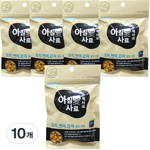 아침애 전연령 강아지 수제 소프트사료, 200g, 10개