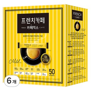 프렌치카페 카페믹스, 11.1g, 50개입, 6개