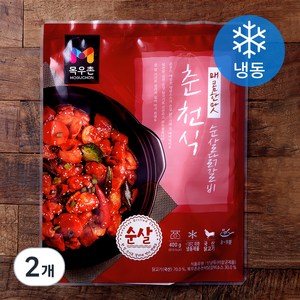 목우촌 춘천식 순살닭갈비 (냉동), 400g, 2개