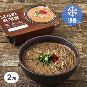 더반찬 고사리 육개장 (냉동), 600g, 2개