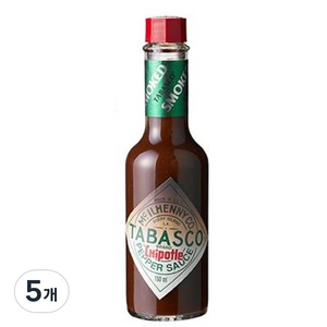 타바스코 치포틀레 페퍼 소스, 150ml, 5개