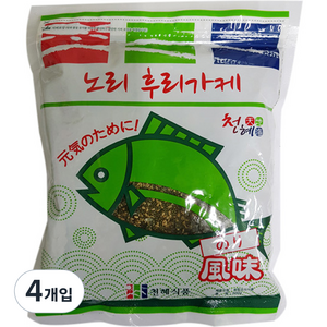 천혜식품 노리 후리가케, 500g, 4개