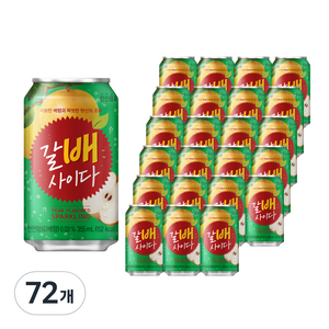 갈아만든배 사이다, 355ml, 72개