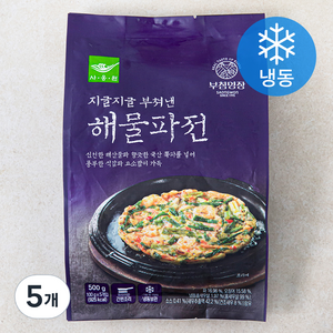 사옹원 부침명장 해물파전 (냉동), 500g, 5개