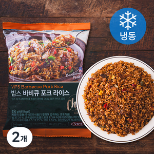 빕스 바비큐 포크 라이스 (냉동), 230g, 2개