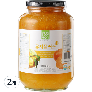 초록원 유자플러스감귤차, 2kg, 1개입, 2개