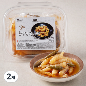 일미 초석잠 장아찌, 400g, 2개