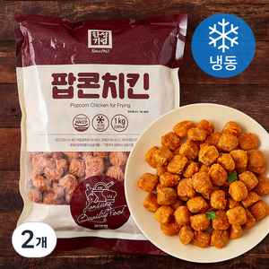 한성기업 팝콘치킨 (냉동), 1kg, 2개