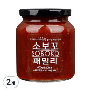 소보꼬 소고기 볶음고추장, 400g, 2개