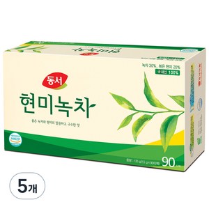 동서 현미녹차, 1.5g, 90개입, 5개