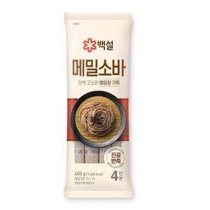 백설 메밀소바, 400g, 1개