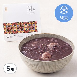 담꽃 통통 단팥죽 (냉동), 250g, 5개