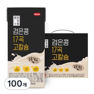 전두유 완전두유 검은콩 17곡 고칼슘, 190ml, 100개