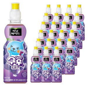 미닛메이드 쿠우 포도, 300ml, 24개