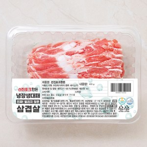 선진포크 한돈 생대패 삼겹살 구이용 (냉장), 400g, 1개