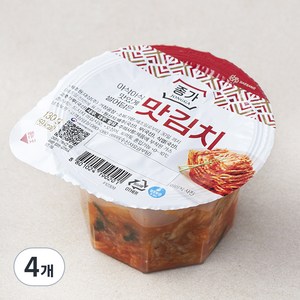 종가 맛김치 미니컵, 130g, 4개