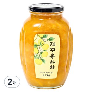 제주다하 유자차, 2.2kg, 1개입, 2개