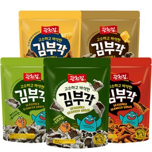 광천김 고소하고 바삭한 김부각 5종, 50g, 1세트