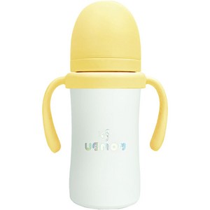 유비맘 시그니처 보온보냉 스테인리스 아이 빨대컵 220ml, 1개, 바나나