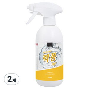 락퐁 욕실 청소세제 레몬 분사형, 2개, 500ml