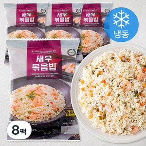 푸르온 새우 볶음밥 (냉동), 270g, 8팩