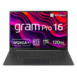 LG전자 그램 프로 16 코어Ulta7, 옵시디안블랙, 1TB, 32GB, WIN11 Home, 16Z90SP-AD7VK