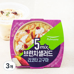 풀무원 5mix 브런치 샐러드 리코타 고구마, 200g, 3개