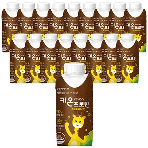 함소아 아동용 키온 프로틴 음료 초코바나나맛, 200ml, 18개